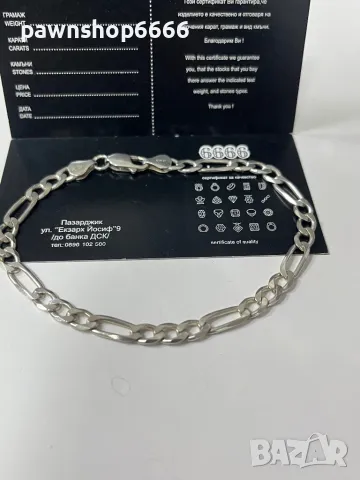 Сребърна гривна 925 , снимка 5 - Гривни - 48665659