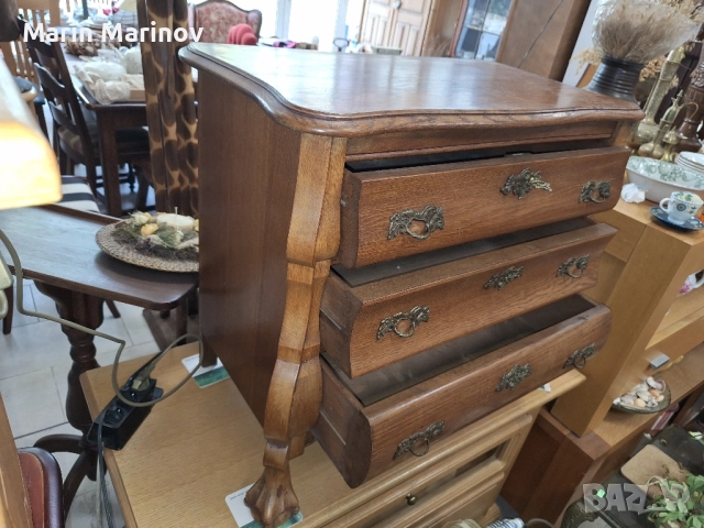 Масивен скрин в стил Чипъндейл, снимка 3 - Скринове - 52086448