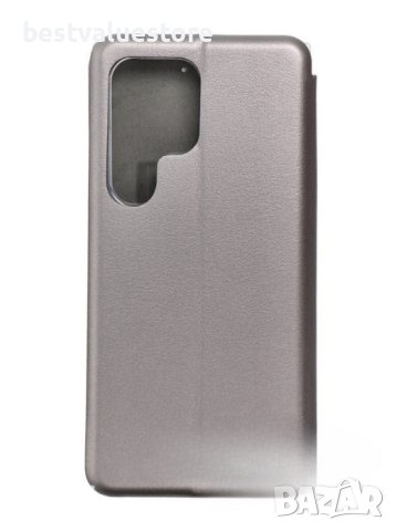 Samsung Galaxy S24 Ultra Book Elegance Grey Case Калъф Тефтер, снимка 2 - Калъфи, кейсове - 44224111