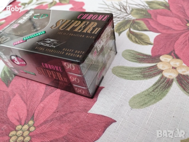 Нови аудио касети BASF Super Chrome II, снимка 4 - Аудио касети - 53072323