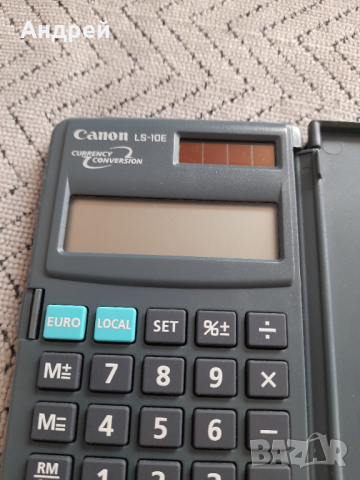 Стар калкулатор Canon LS-10E, снимка 3 - Други ценни предмети - 44656663