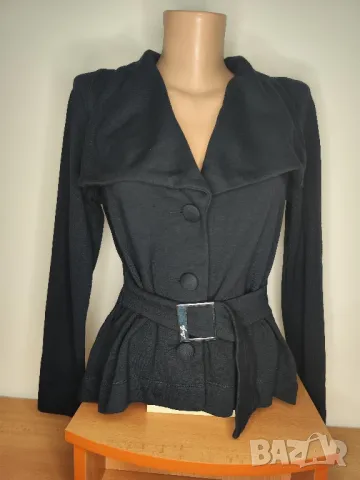 Liu Jo жилетка с коланче M/L с вълна, снимка 7 - Жилетки - 47862837