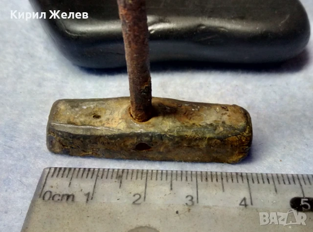 СТАР ЦАРСТВО БЪЛГАРИЯ ОЛОВЕН ПЕЧАТ РЯДЪК УНИКАТ РЪЧНА РАБОТА - За КОЛЕКЦИЯ ТЕМАТИЧНА ДЕКОРАЦИЯ 25854, снимка 8 - Антикварни и старинни предмети - 51280138