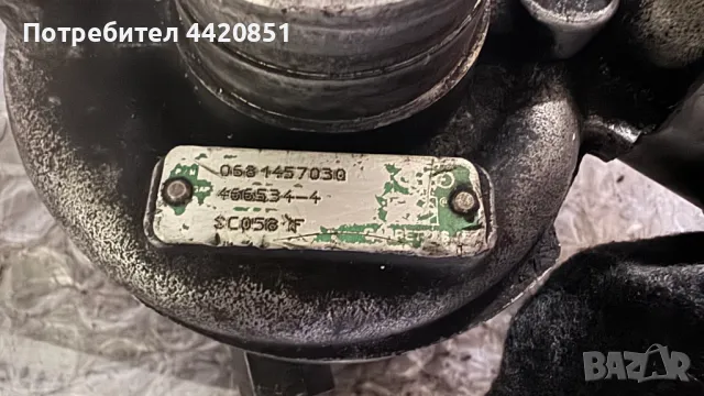 Турбо компресор за Audi 80 - 466534-4 / 0681457030, снимка 2 - Части - 50197298