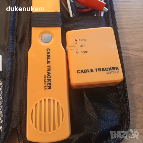 Тестер за кабели и трасета, детектор за прекъсване, генератор на тон, line finder, снимка 9 - Друга електроника - 53095957