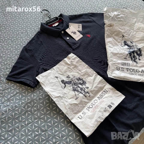 Тениска U.S. Polo Assn. (ОРИГИНАЛНА), снимка 2 - Тениски - 50665987