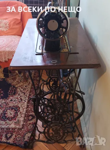 ШЕВНА МАШИНА КРАЧНА РАБОТЕЩА - СИНГЕР, ОТЛИЧНА!, снимка 7 - Антикварни и старинни предмети - 47671662