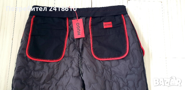 Hugo Boss HUGO Silver 234F1 Regular Fit Winter Fleece Mens Size 36 НОВО! ОРИГИНАЛ! Мъжки зимен Панта, снимка 3 - Панталони - 53578866