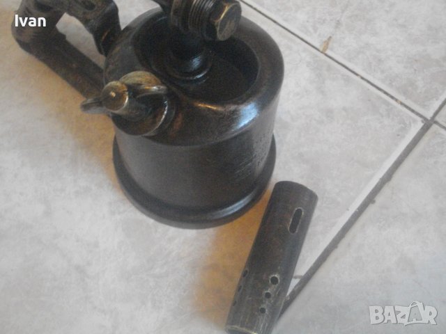 Френска Старо Качество Мини Бензинова Лампа-Отлична-Колекционерска Висок Клас-EXPRES 41T-Unis FRANCE, снимка 12 - Други инструменти - 44493541