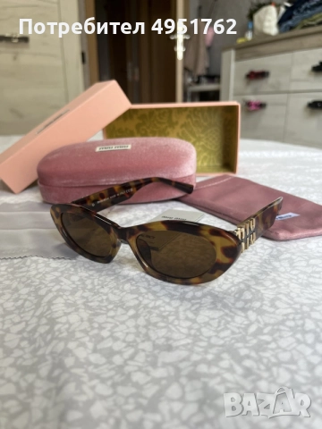 Слънчеви очила Miu Miu MU 11WS Havana, снимка 2 - Слънчеви и диоптрични очила - 56113469