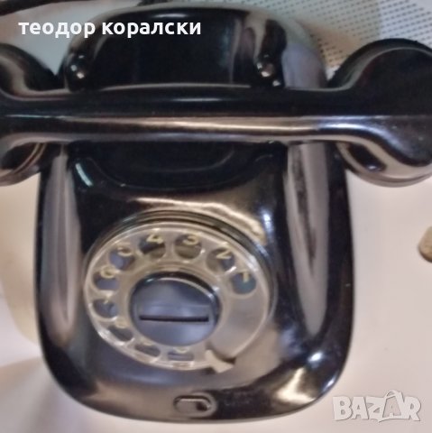 стар телефон бакелит, снимка 1 - Други - 39675857