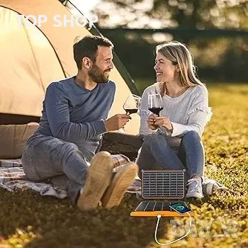 FlexSolar 20W преносим слънчев панел, високоефективно монокристално зарядно устройство с двойни USB, снимка 4 - Друга електроника - 48777014