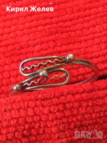 СРЕБЪРЕН МНОГО ВИСОКА ПРОБА ПРЪСТЕН РЪЧНА МАЙСТОРСКА РАБОТА ФИЛИГРАН 74061, снимка 9 - Антикварни и старинни предмети - 30395615