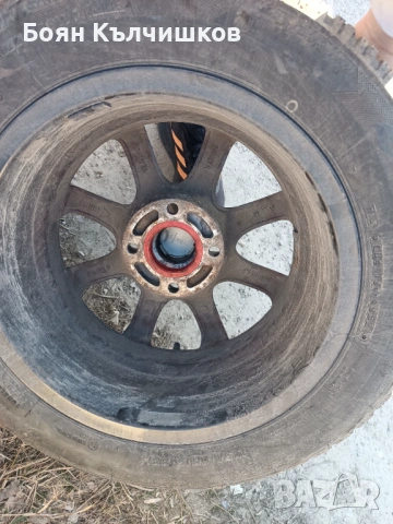 Гуми с джанти 195/60/15 4x114,3 включително и оригинални болтове, снимка 7 - Автомобили и джипове - 53822308