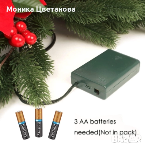 Коледен свещник, снимка 6 - Декорация за дома - 52315305