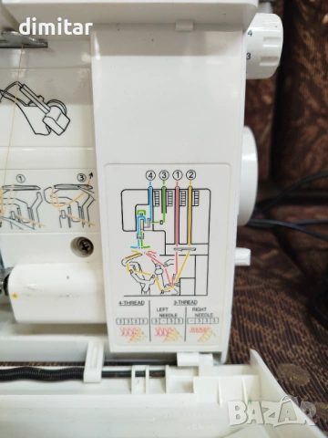 Оверлог SINGER 14SH754, снимка 4 - Шевни машини - 53721907