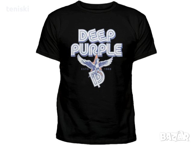 Рок Тениски Deep Purple Модели и размери, снимка 4 - Тениски - 42714074