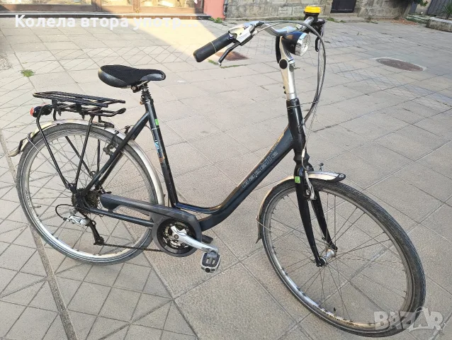 Велосипед алуминиев с ниска рамка Gazelle 28 цола, снимка 2 - Велосипеди - 55762664