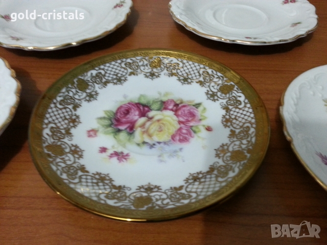 Немски порцелан чинии чинийки, снимка 5 - Антикварни и старинни предмети - 36084360