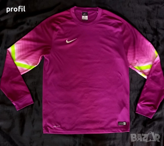 Nike футболно вратарско джърси/блуза М, снимка 2 - Спортни дрехи, екипи - 53705849