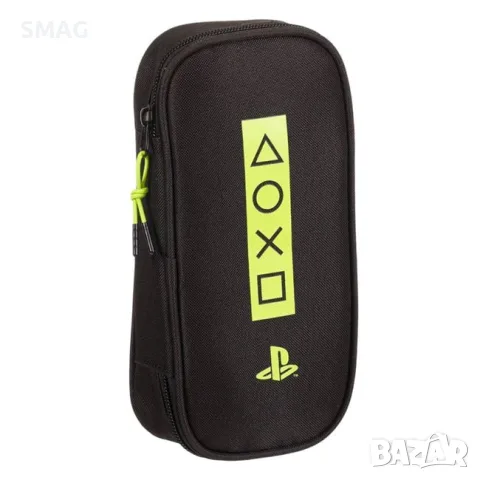 Черен ученически несесер с дизайн playstation 22x6x11 см_1199000