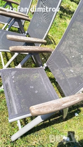 Градински згъваеми  столове  Kettler , Многопозиционен, снимка 7 - Градински мебели, декорация  - 50836251