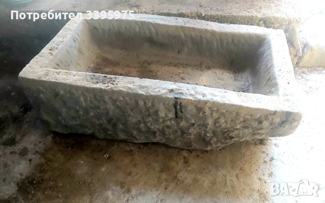 Автентично каменно корито от масивен камък 19 век, снимка 5 - Други - 53860616
