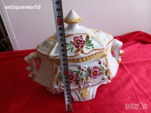 Bassano ,Италиански Порцеланов Съд , Терин, Басано, снимка 8 - Антикварни и старинни предмети - 47964495
