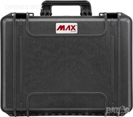 MAX MAX465H220TR Херметичен куфар, черен, 465 x 335 x 220 mm, снимка 3 - Други инструменти - 44348476