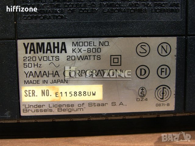 ДЕК Yamaha kx-800, снимка 7 - Декове - 35793137