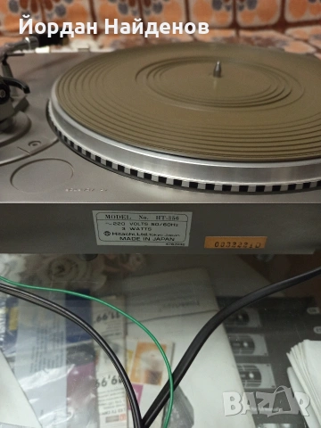 ГРАМОФОН HITACHI HT. 356  DC  СЕРВО  МОТОР. 33. И. 45.  ОБОРОТА , снимка 5 - Грамофони - 53276292