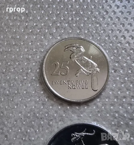 Замбия. Африка. Сет от 5 монети. 1992 година. UNC., снимка 3 - Нумизматика и бонистика - 49601605