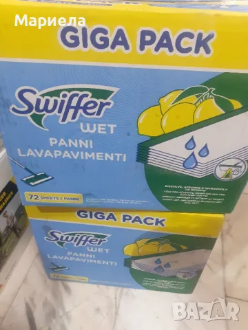 Мокри кърпи за под swiffer 144бр, SWIFFER wet, снимка 1 - Други стоки за дома - 48181498