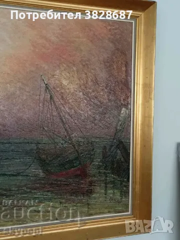 Картина на Ферди " Морски пейзаж ", снимка 6 - Картини - 48269629