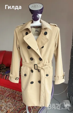 Burberry шлифер тренчкот M 38 оригинал, снимка 2 - Шлифери - 55717604