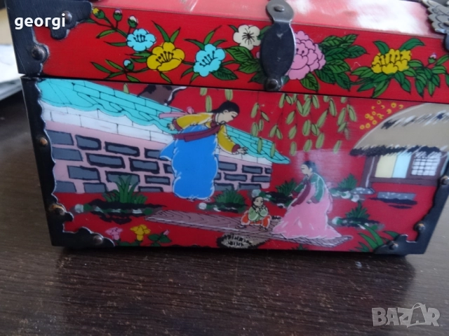 антикварна корейска кутия за бижута, снимка 4 - Антикварни и старинни предмети - 52536230