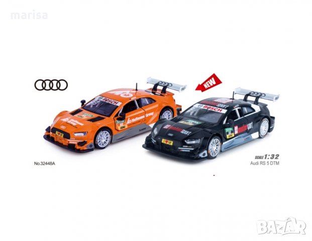 Метална количка Audi RS5 DTM, MSZ, отварящи се врати Код: 202121, снимка 2 - Коли, камиони, мотори, писти - 34579349