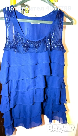 Изискана официална рокля в кралско синьо – Неразличима от нова!