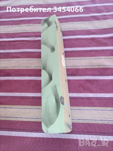 Дървена закачалка-нова,70 те години. , снимка 2 - Антикварни и старинни предмети - 51730313