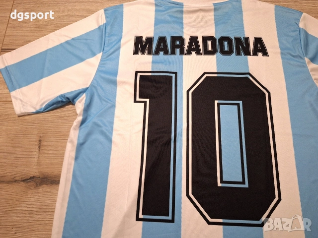 Футболна фланелка на МАРАДОНА#Аржентина #1986!!!, снимка 3 - Футбол - 53118071
