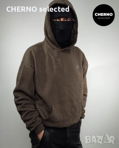 Мъжки суичър с качулка ERE STUDIOS oversized hoodie – размер L•XL – Отлично състояние, снимка 4 - Суичъри - 53405368