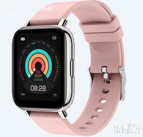 Смарт часовник Glory Fit Smart Watches- розов , снимка 3 - Смарт гривни - 39380530