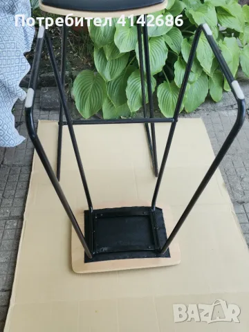 Бар стол с метални крака, снимка 11 - Столове - 56321753