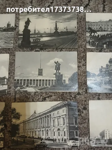Стари пощенски картички Ленинград 1968г., снимка 3 - Колекции - 56087100