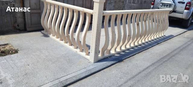 Дървен парапет, снимка 3 - Декорация за дома - 51232583