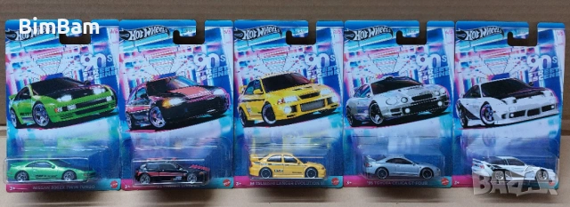 Колички Hot Wheels 90's STREET SCENE / Хот Уилс - 5 модела / 012