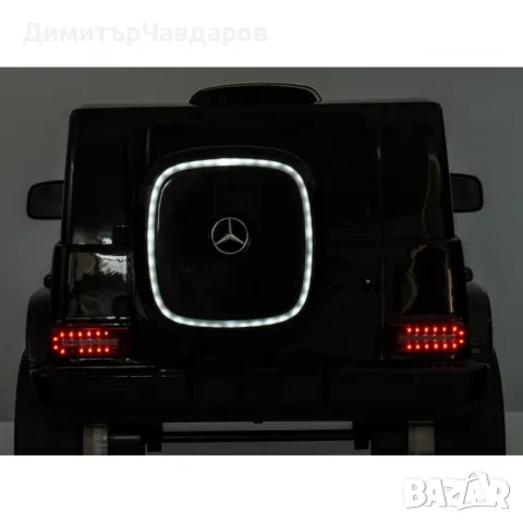 Акумулаторен джип Mercedes EQG Electric G-Class 12V с отварящи се врати меки гуми 4x4, снимка 4 - Електрически играчки - 48720900