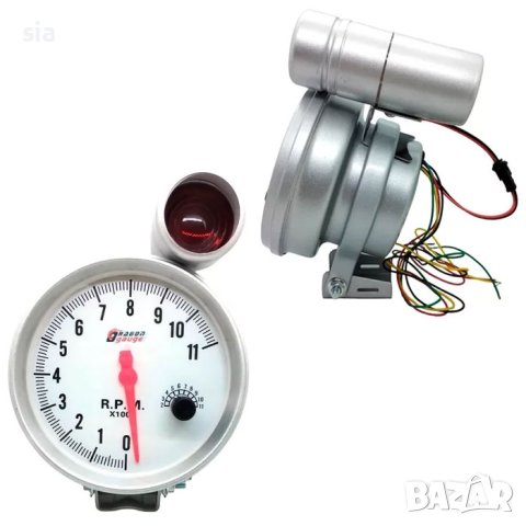 Оборотомер, Бял, 5 инча, снимка 2 - Аксесоари и консумативи - 41683418