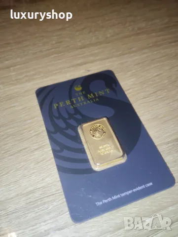 БЕЗПЛАНА ДОСТАВКА! Златно кюлче 10 грама Perth Mint, снимка 10 - Други ценни предмети - 49768037