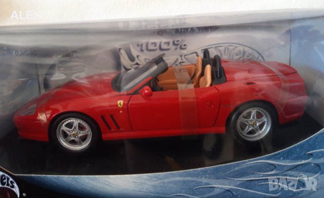 Ferrari 550 Barchetta Pininfarina Hot Wheels 1:18 НОВ, снимка 1 - Колекции - 41423957